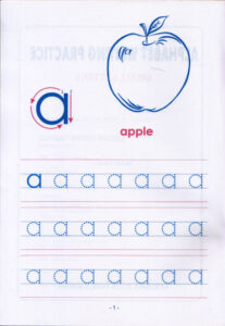 ALPHABET WRITING PRACTICE small letters - Oleero Books
